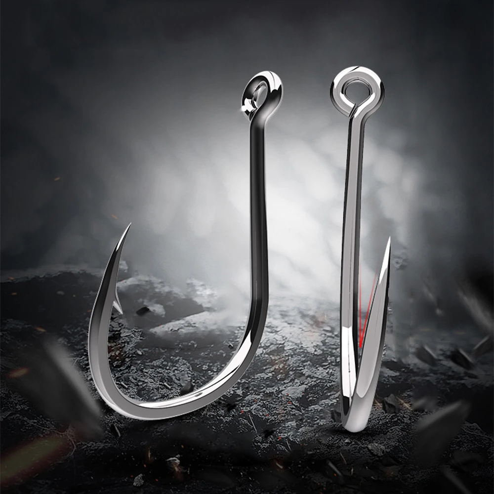 Anzuelo de pesca con tapa de alambre de acero duro para cebo de carpa, anzuelo de cadena antiplaca explosiva, caña de mar, Fondo de Agua anticolgante, nuevo - imagen 5