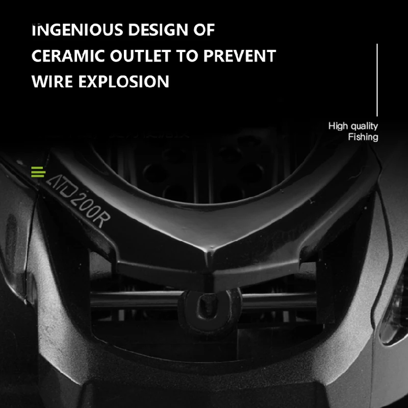 Carrete de aleación de aluminio ATD 2023: 1, sistema de freno magnético, arrastre máximo de 8kg, para pesca de lubina, novedad de 7,2 - imagen 5