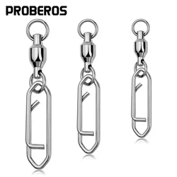 Conector giratorio acero inoxidable para señuelos de agua salada