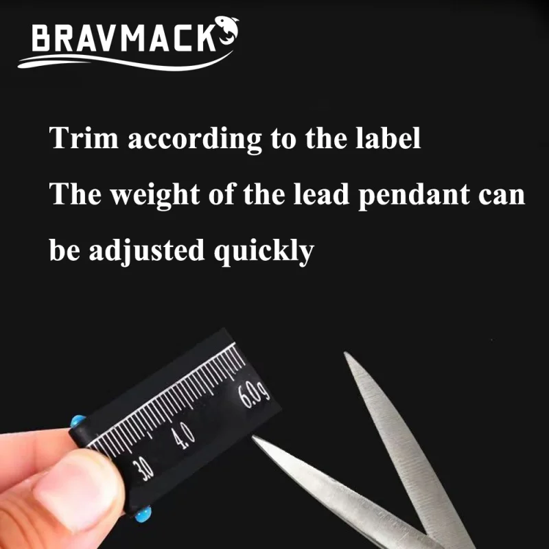 60 unids/caja 1,5g-4.0g combinación de plomo de pesca plomo regla de pesca juego de plomo reemplazo rápido aparejos de pesca - imagen 3