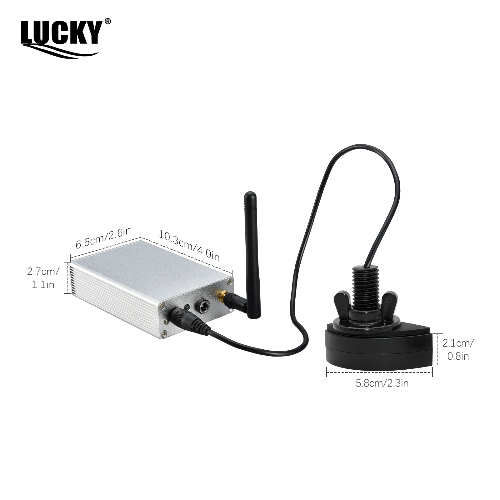 Lucky FF718LiC-WL buscador de peces portátil inalámbrico 100M/328 pies Sonar profundidad sonda echosonda echolot echo sondeur deeper - imagen 3