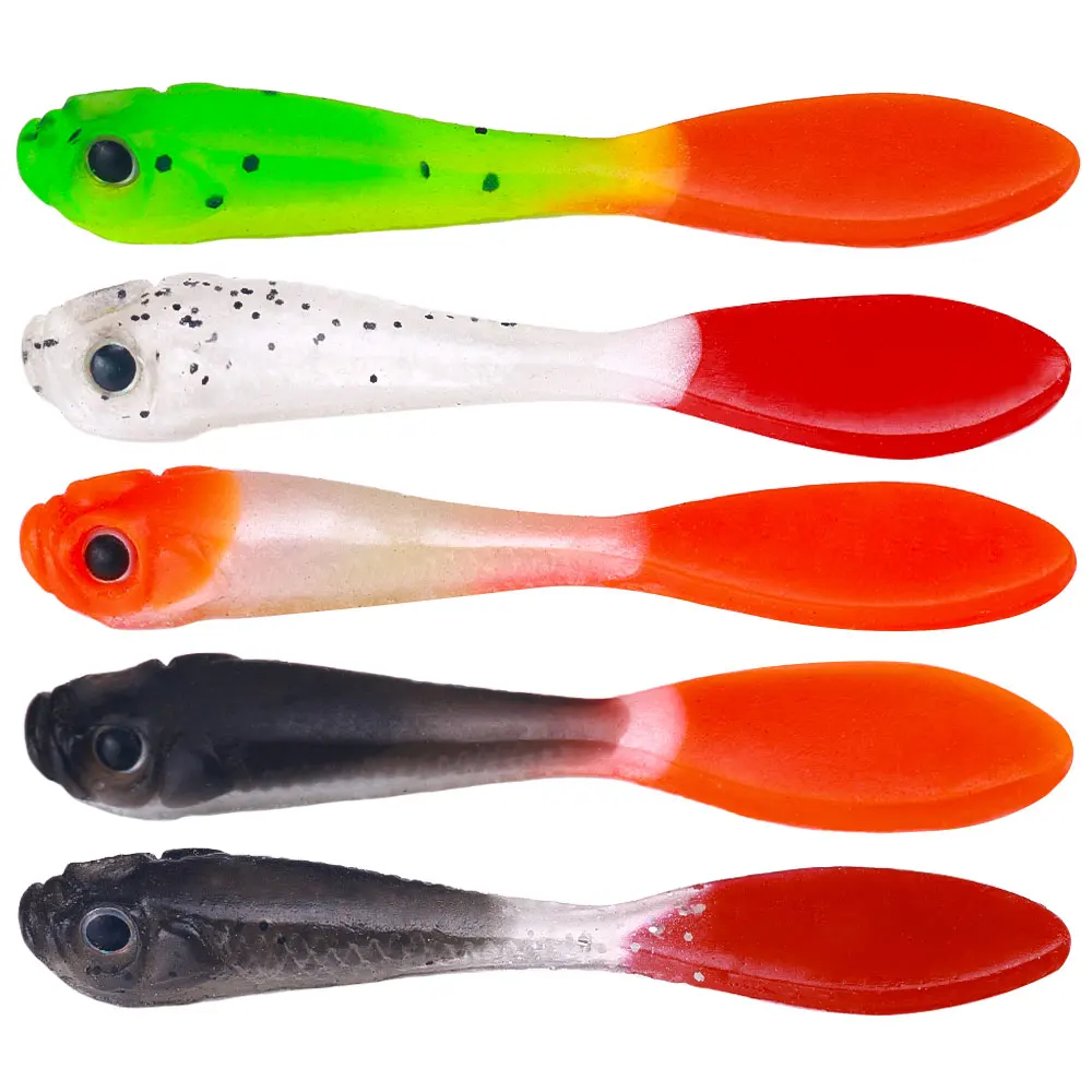 Señuelo de vinilo Swimbait cola de paleta – Lubina, lucio y trucha - imagen 5