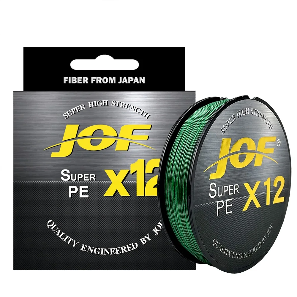 Línea de pesca trenzada JOF, 12 hebras, 300m de diámetro: 0,14mm-0,40mm de fuerza: 25LB 30LB 35LB 50LB 65LB 77LB 92LB Linha Multifilamento - imagen 2