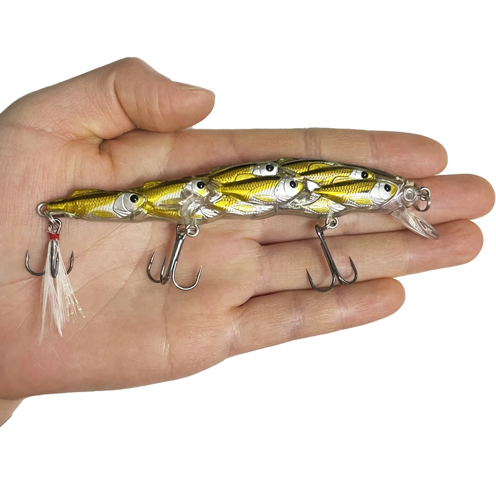 1 Uds. Señuelos de Pesca Minnow cebo duro flotante 120mm 15,5g cebo Artificial Wobbler Crankbait carpa perca Pesca aparejos de Pesca
