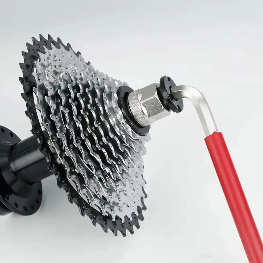 Anillo de bloqueo de casete de acero con alto contenido de carbono duradero, herramienta de instalación de extracción de manga negra y plateada de 12T - imagen 3