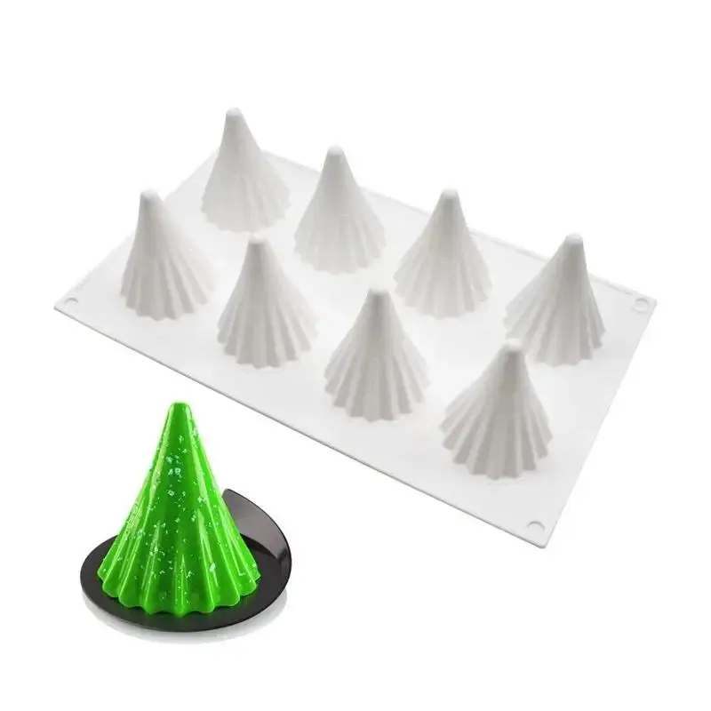 Molde Silicona Árbol Navidad DIY para Galletas y Velas Aromáticas