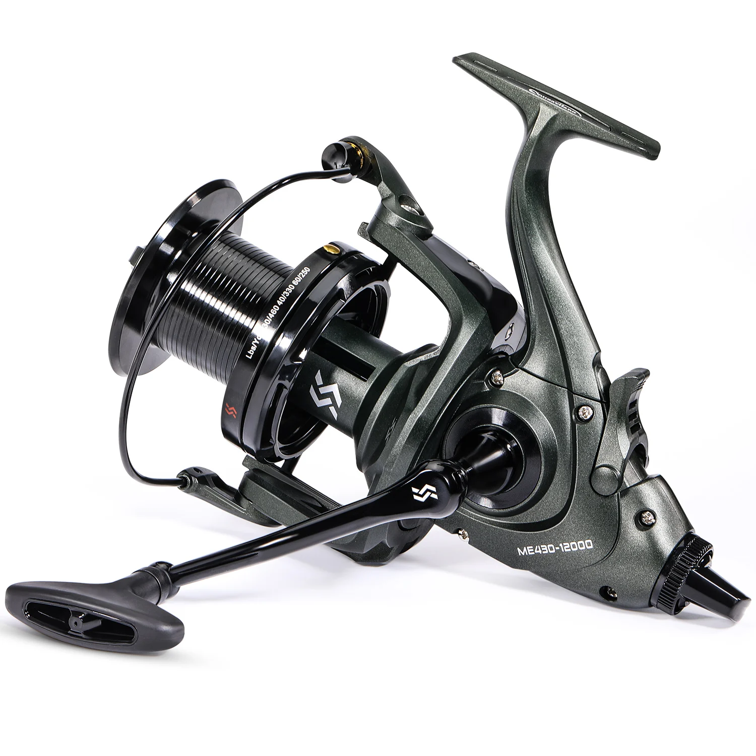 Carrete de pesca de fundición a distancia Sougayilang, carrete de barco de arrastre, tamaños 11000 y 12000, relación 4,6, carrete de Baitcasting de alta velocidad - imagen 2