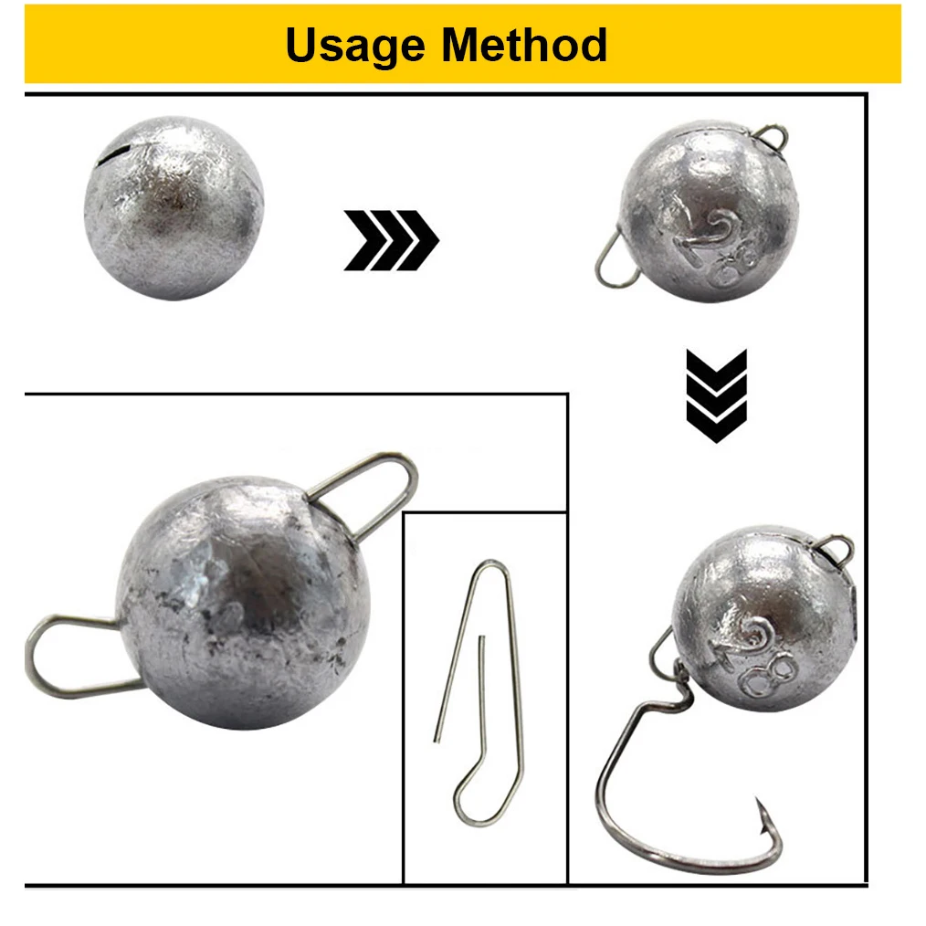 Plomo de pesca de 5 uds., 2g-12g, peso de bala, Jigging para hundimiento rápido, conjunto para aparejos de pesca de lubina de aguas profundas - imagen 3