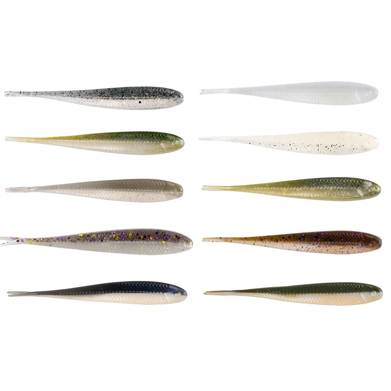 YUM-Cebo blando de cola de horquilla para pesca, accesorio importado de los Estados Unidos, FF Sonar Minnow Mino, Luya, perca Siniperca Chuatsi - imagen 3