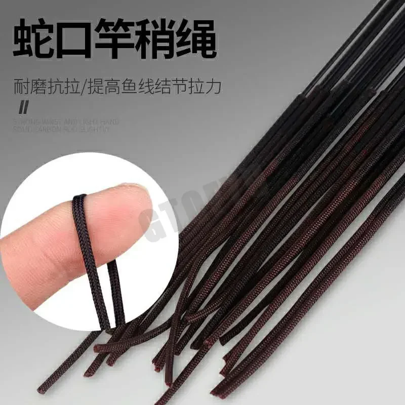 Puntas de repuesto para caña de pescar, accesorios resistentes de carbono hueco de tamaño completo, 2,7mm-7,7mm, 5 piezas, 100cm, 1M - imagen 5