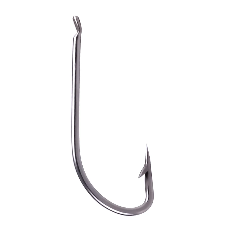 FTK-anzuelos de Pesca de bronce y acero al carbono, accesorios de Pesca de carpa redondos planos, cabeza de plantilla con púas, 1 #-11 #, 50 unidades por lote - imagen 2