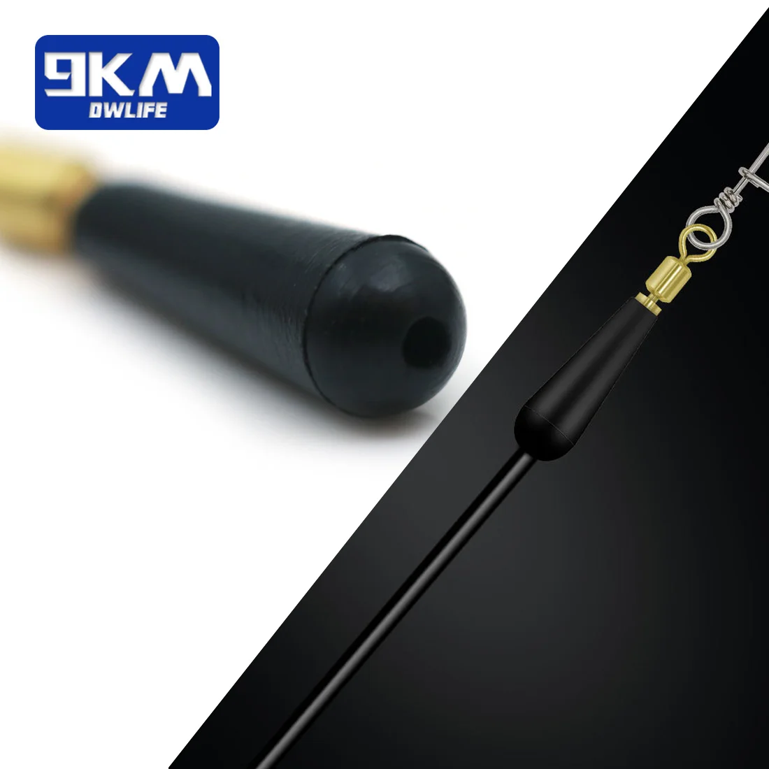 Giratorios de pesca de 9KM con conector de flotador de Bobber de pesca a presión italiano, giratorios de pesca a presión de enlace rápido - imagen 4