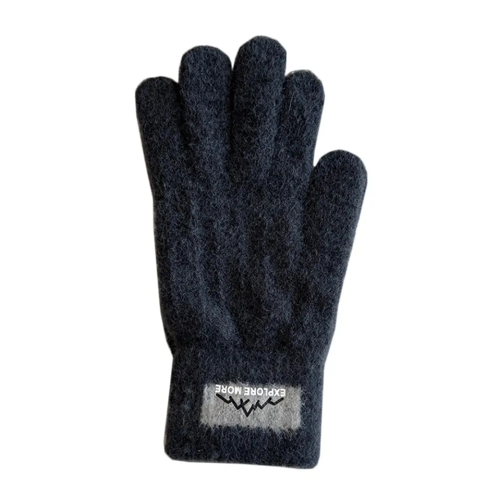 Guantes de moda a prueba de frío, guantes cálidos gruesos informales, manoplas a prueba de viento para invierno - imagen 5