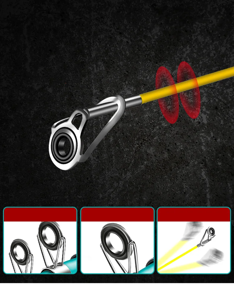 Mejore su experiencia de pesca con esta caña duradera de alta calidad