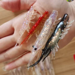 Señuelo Vinilo Camarón MBW06 para Pesca de Mar