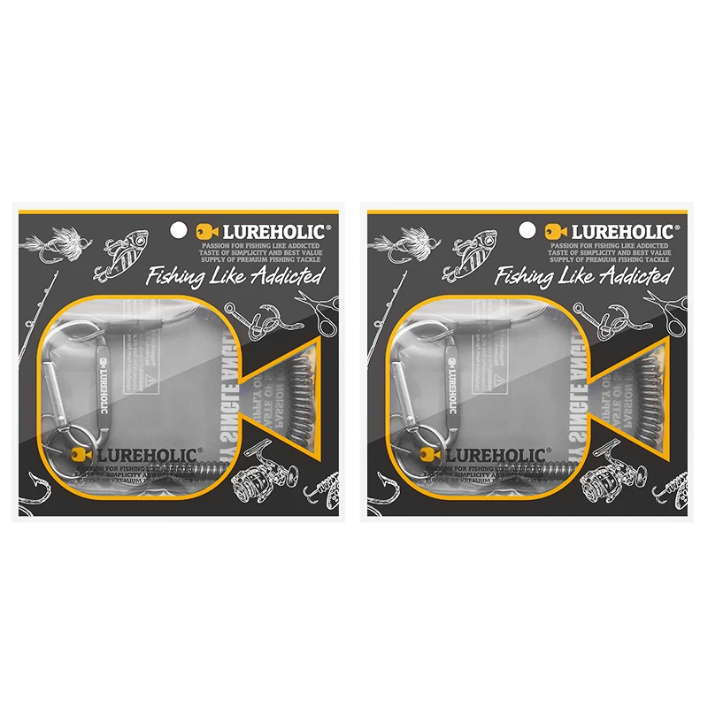 Lureholc 25cm ~ 100cm señuelo cordones de pesca canotaje cuerdas multicolores Kayak Camping alicates seguros empuñaduras de labio herramientas de aparejos - imagen 2