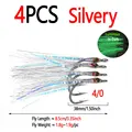 4pcs Silvery
