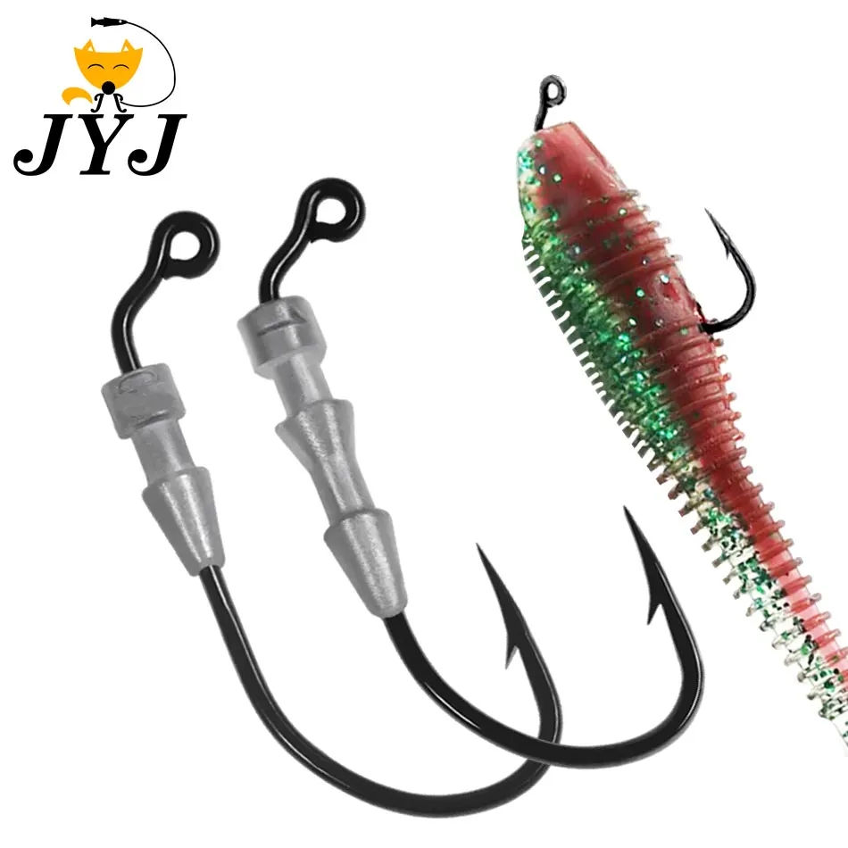 JYJ anzuelos jig head para vinilo – plataformas flotantes de cochecito