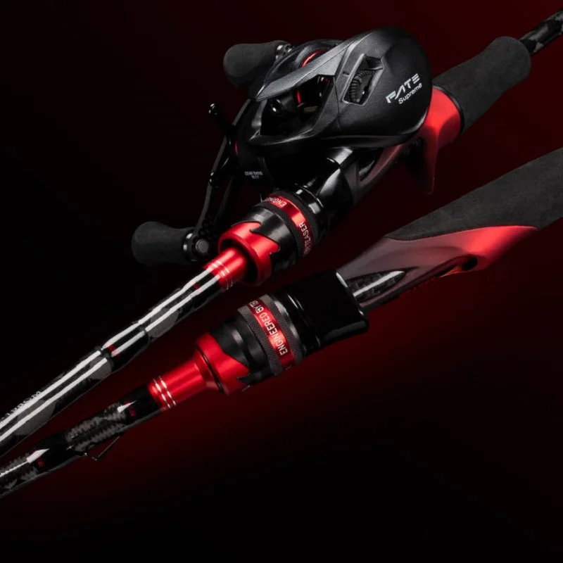 Caña de pescar de viaje carbono para spinning y casting - imagen 2