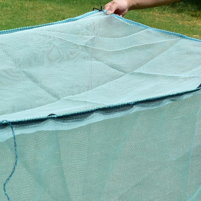 Jaula de red de cría de peces antiescape, jaula de camarón de Río para freír peces, caja de cría de acuicultura, Red de nailon para cría de peces - imagen 4