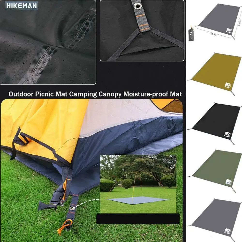 Estera impermeable para pícnic al aire libre, tela Oxford de 90x210cm, dosel para acampar, estera de playa con cuatro clavos para el suelo, resistente al desgaste - imagen 4