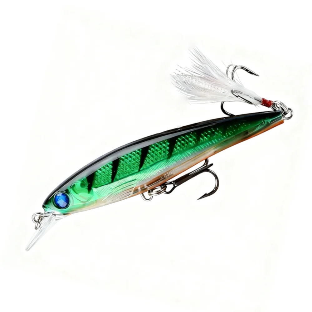 Señuelo Minnow flotante 11cm – Cebo duro tipo Crankbait para lubina
