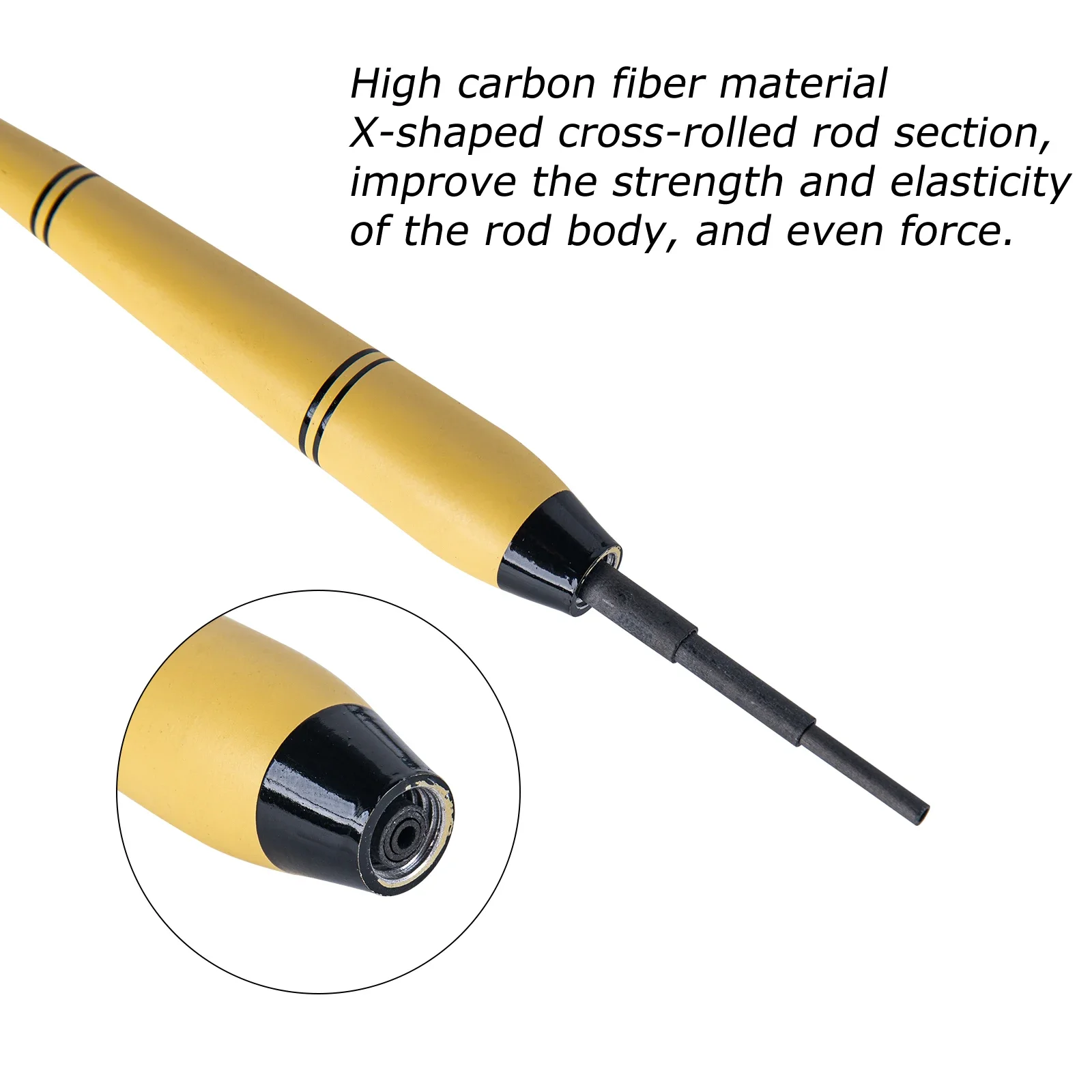 Caña telescópica Tenkara Goture de fibra de carbono para carpas - imagen 5
