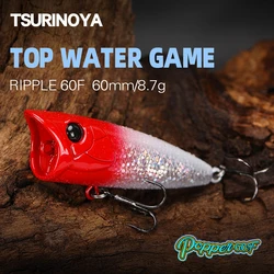TSURINOYA 60F Ripple Popper – Señuelo de superficie para Lucio