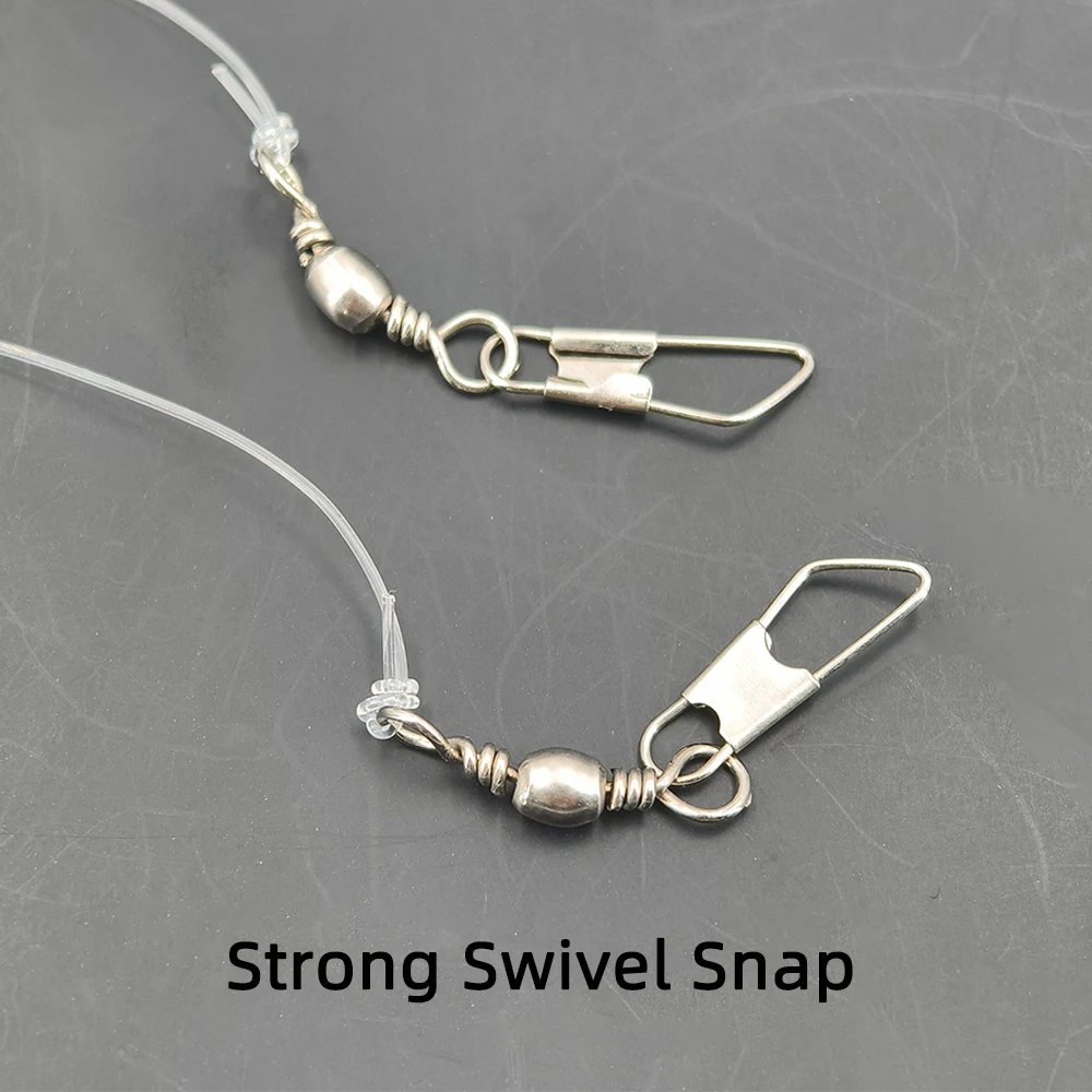 # Señuelo de pulpo suave Sabiki Rig con cuentas luminosas, plumas, juego de Señuelos de Pesca de agua salada para lubina, caballa, pargo, 1/0, 5 ganchos/paquete - imagen 5