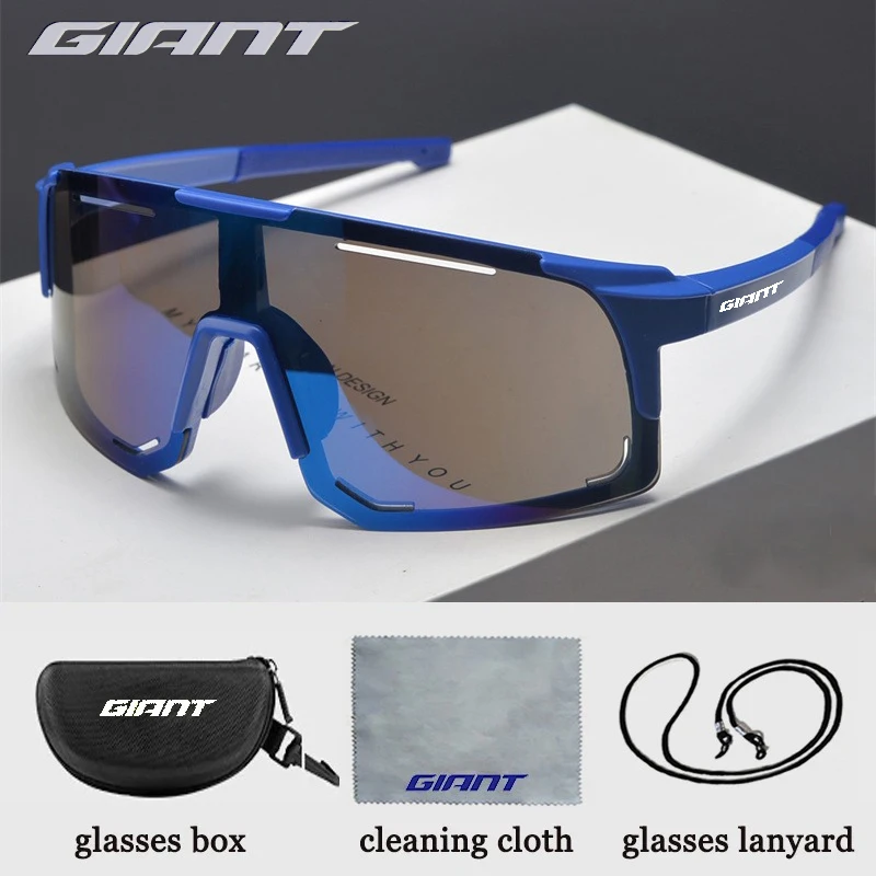 Giant 【Grado Profesional】Gafas de sol para ciclismo y pesca: protección UV, antideslumbrantes, resistentes a impactos, deportes al aire libre con estuche - imagen 5