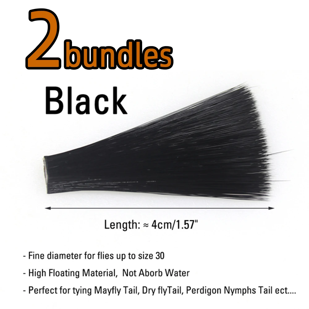 2 bundles Black