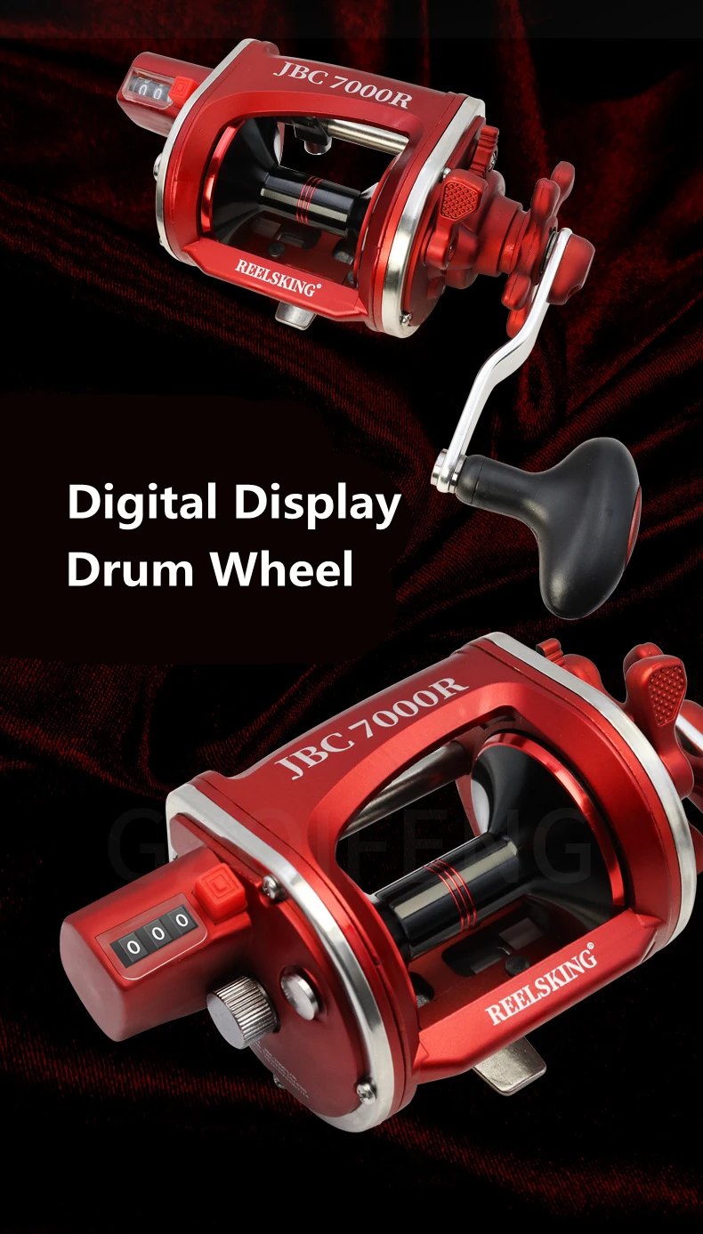 Experimentar precisión y potencia con la rueda de batería de pantalla digital JRC7000D