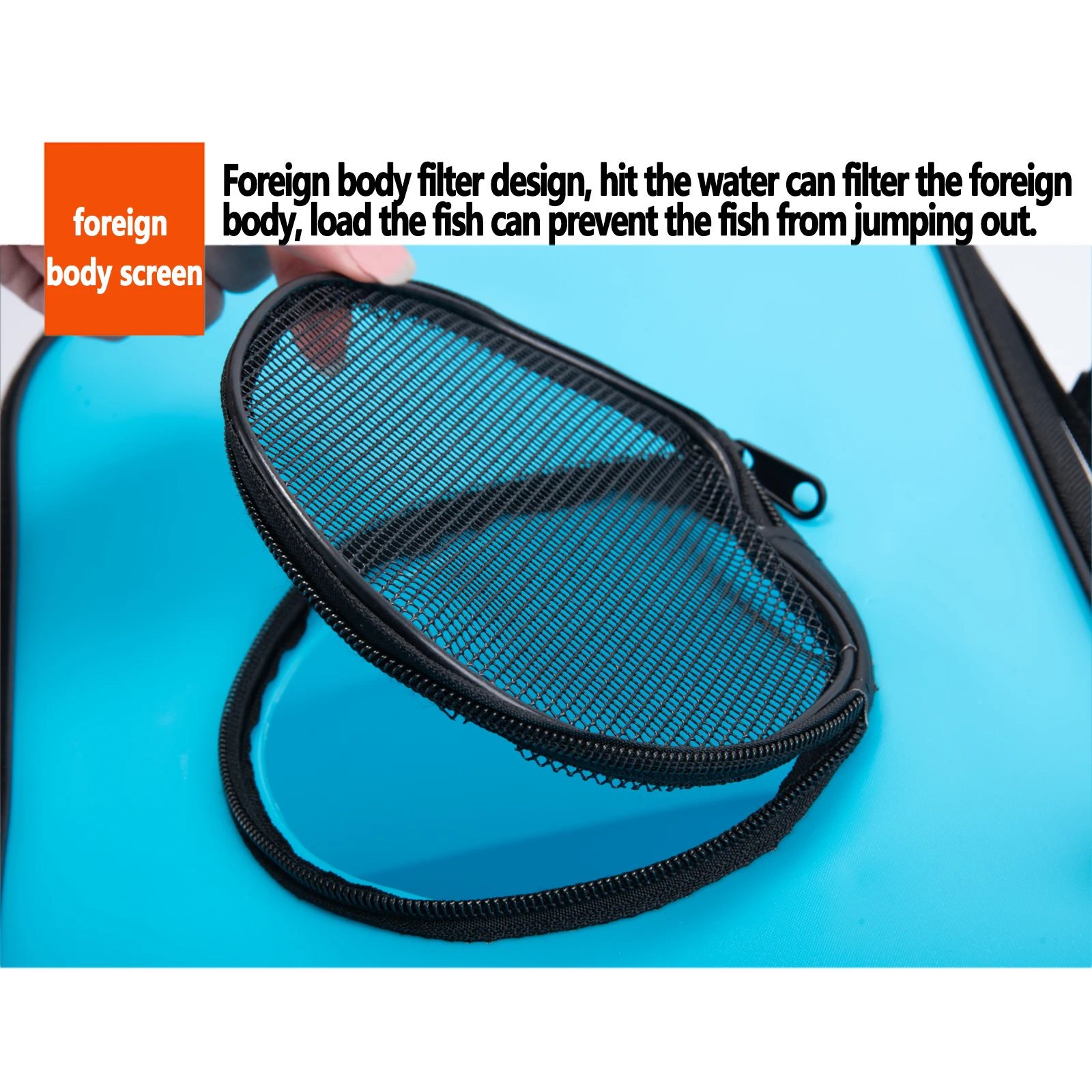 GOTURE-Bolsa de pesca portátil Eva, Cubo de pescado engrosado, plegable, accesorios de caja de peces vivos, barril impermeable, aparejos de pesca para acampar - imagen 5