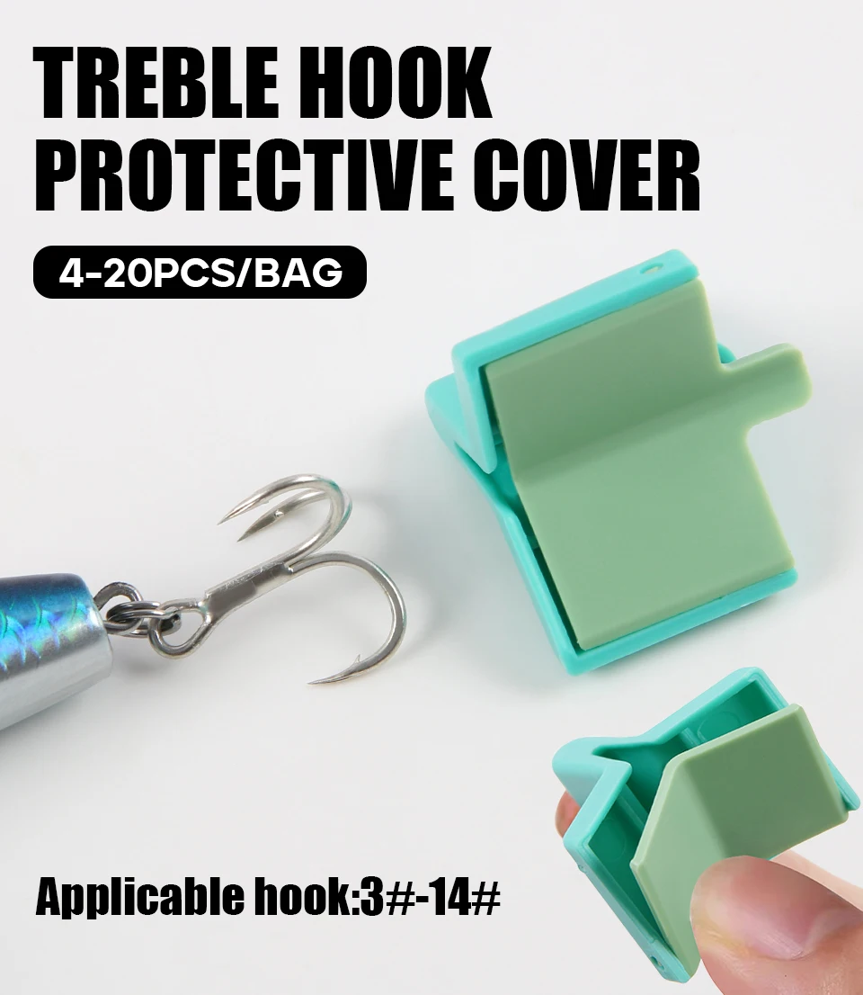 Cubiertas protectoras de anzuelo triple LETOYO en bolsa