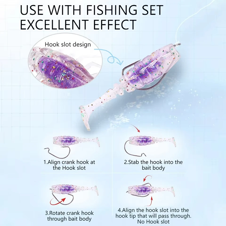 WALK FISH 5 unids/lote 5cm 1,8g cebo suave paleta pequeña cola en T flotante cebo Artificial falso lentejuelas láser pesca en el mar - imagen 5