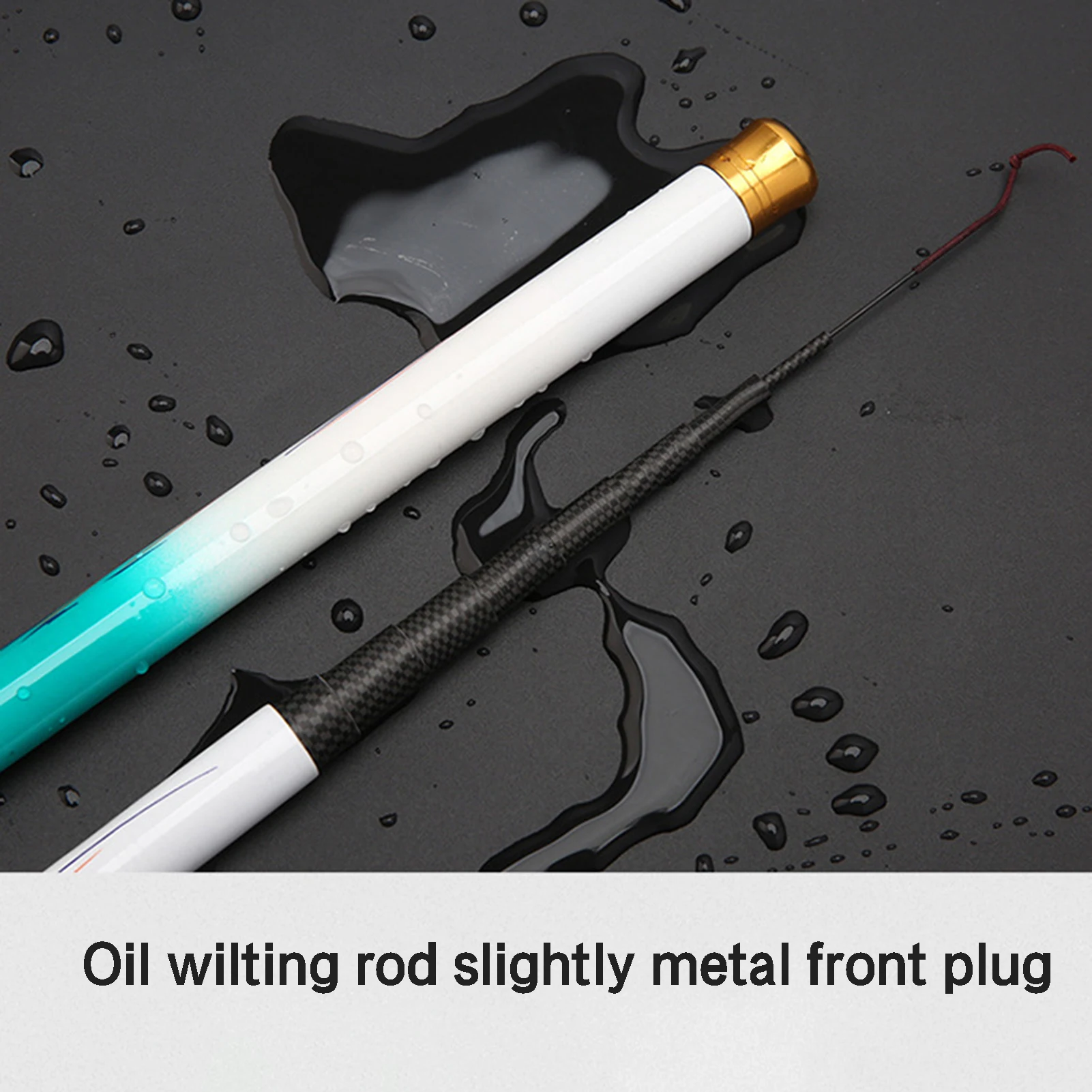 Caña de pescar telescópica portátil, cuerpo ligero diseñado para pesca en estanque de Río - imagen 4