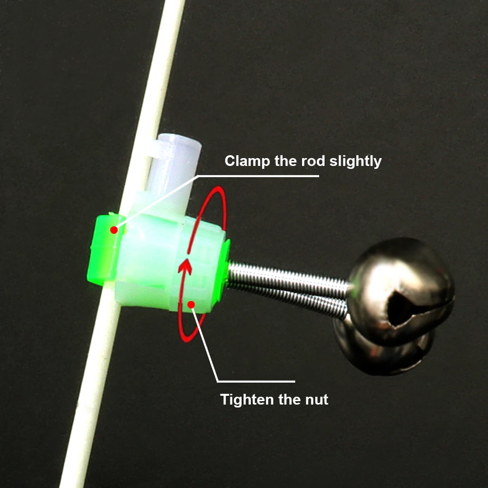 Kit Alarmas de Picada con Campanas y Clip Punta para Pesca - imagen 4