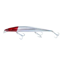 175F Wobbler Minnow flotante - Señuelo lubina para agua salada