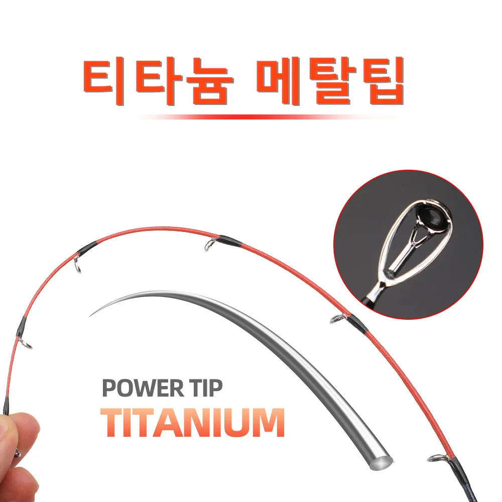 ROLLFISH-caña de pescar de fibra de carbono, accesorio con punta de titanio, pulpo, calamar, sepia, acción de 1,55 M, 7:3, caña de Jigging de luz lenta para barco de agua salada - imagen 3