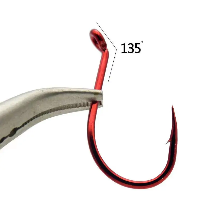 Anzuelos de Pesca de mar Mustad originales, 5 paquetes, plantilla 92554, anzuelo grande con pico, anzuelo de cebo, anzuelo de Pesca de carpa Hengelsport, aparejos de Pesca - imagen 4