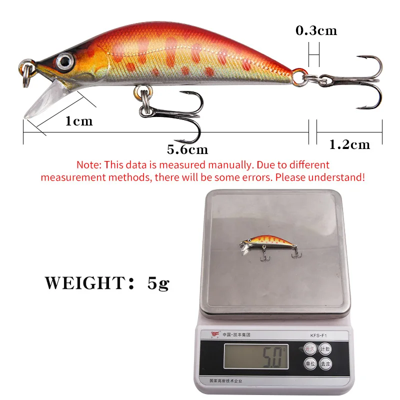 Jerkbait Minnow hundido 7,1cm 5g profesional para Bass y Pike - imagen 3