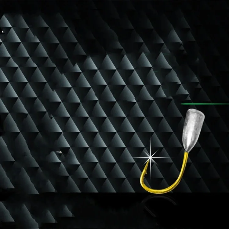 Gancho vuelto de Japón, anzuelo de púas, ganchos de soporte para cabeza de plantilla de estaño - imagen 3