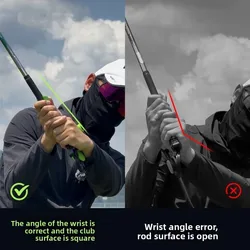Nuevo Entrenador de Swing de Golf 2 en 1, agarre de Putter, corrección de posición de mano, ayuda para entrenamiento de Golf, herramienta de Swing, juego cuadrado, Control de entrenamiento de Swing