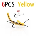 6pcs Yellow