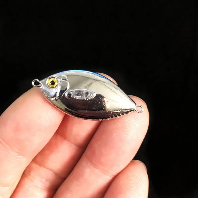 Señuelo de pesca con forma de pez, plantillas de 15g, 20g, 30g, Jigbait fundido a tierra, señuelos artificiales, pececillo, VIB, lubina, cebo duro mandarín - imagen 5