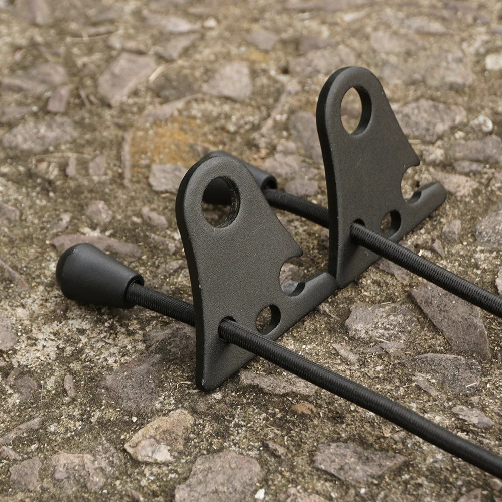 Hirisi 2 piezas de soporte de caña magnética + 2 piezas de bloqueo de caña elástica AC500 - Juego de accesorios de soporte de caña de pescar de carpa - imagen 2