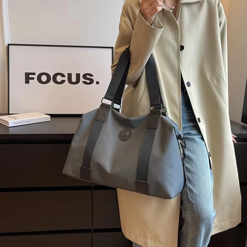 Bolsos de mano para hombre y mujer, equipaje de viaje de gran capacidad, ejercicio de yoga, pesca, bolsa de fitness impermeable de tela Oxford - imagen 2