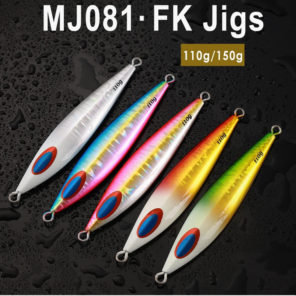 Señuelo Jigging Vertical FK Metal Lento CASTFUN para agua salada - imagen 4