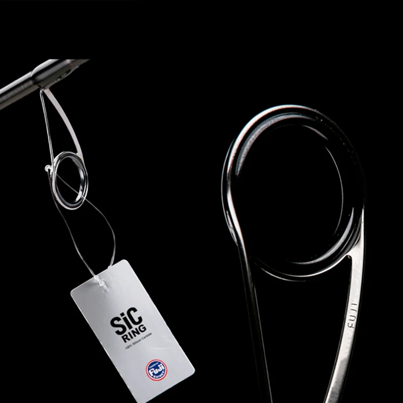 Cañas de pescar HAIBO Tian Series Supercast, caña de fundición giratoria de 2 secciones, anillo Fuji SIC, TORAY de carbono completo de una pieza, ligero - imagen 5