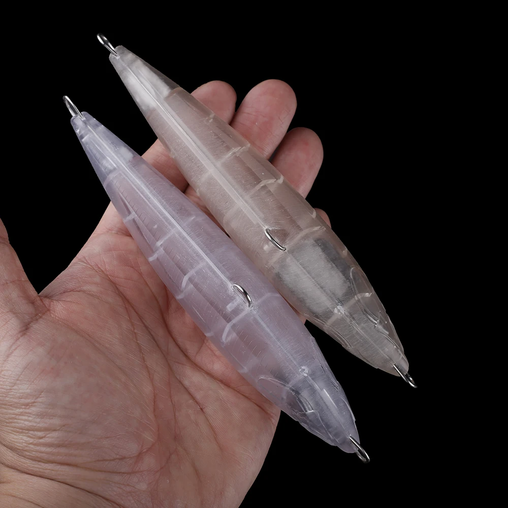 Chan'sHuang-Cebo en blanco sin pintar, 5 piezas, 150mm, 42,7g/60g, lápiz silencioso para juego grande, aparejos de señuelo de pesca artificiales hechos a mano - imagen 5